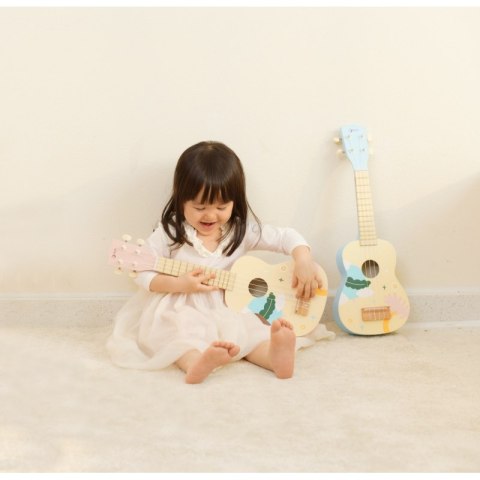 CLASSIC WORLD Drewniane Ukulele Gitara dla Dzieci Różowa Classic World CLASSIC WORLD Drewniane Ukulele Gitara dla Dzieci Różowa Classic World