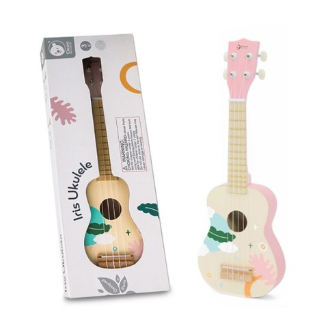 CLASSIC WORLD Drewniane Ukulele Gitara dla Dzieci Różowa Classic World CLASSIC WORLD Drewniane Ukulele Gitara dla Dzieci Różowa Classic World