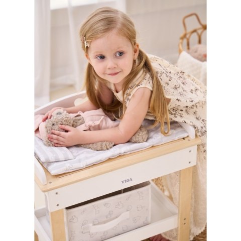 VIGA Drewniany Przewijak 2w1 wanna dla Lalek Viga Toys