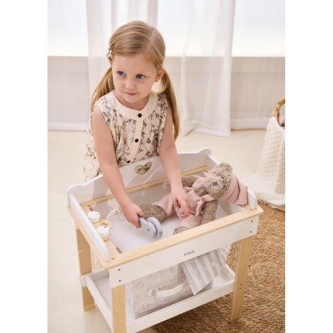 VIGA Drewniany Przewijak 2w1 wanna dla Lalek Viga Toys