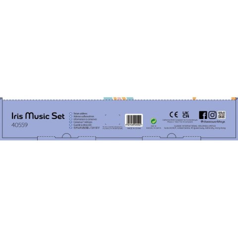 CLASSIC WORLD Zestaw Instrumenty Muzyczne dla Dzieci Cymbałki Bębenek Grzechotka 5 el. Classic World