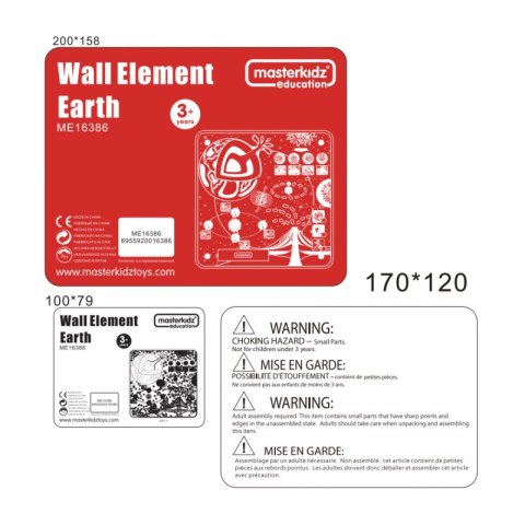 MASTERKIDZ Tablica Edukacyjna Ziemia Masterkidz