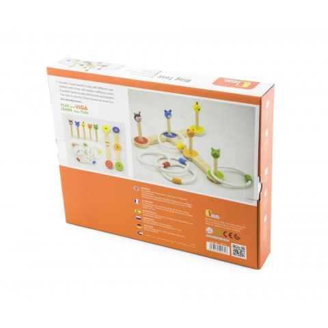 VIGA Drewniana Gra zręcznościowa Krzyżak Rzut do celu Zwierzątka Viga Toys VIGA Drewniana Gra zręcznościowa Krzyżak Rzut do celu Zwierzątka Viga Toys