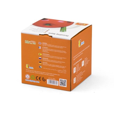 VIGA Drewniana Przeplatanka Labirynt Edukacyjna Robaczek w Jabłuszku Viga Toys VIGA Drewniana Przeplatanka Labirynt Edukacyjna Robaczek w Jabłuszku Viga Toys