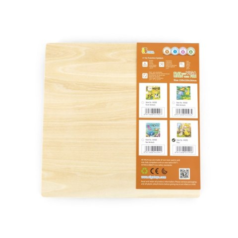 VIGA Drewniane Puzzle z Pinezkami Zwierzęta Domowe Viga Toys