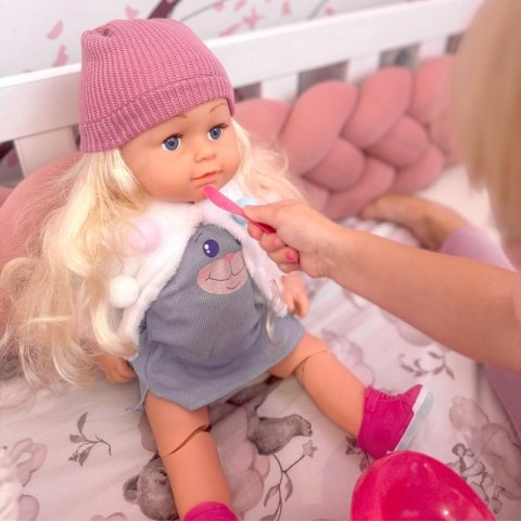 WOOPIE ROYAL Lalka Interaktywna Zosia w Czapce 43 cm + Akc. Woopie