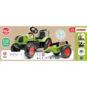 FALK Traktor na Pedały Claas Duży z Przyczepką od 3 lat FALK