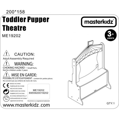 MASTERKIDZ Drewniany Teatrzyk dla Lalek Sklep Stragan Masterkidz