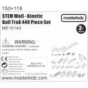 MASTERKIDZ Zestaw Konstrukcyjny Tor dla Piłek Tablica STEM 440elementów Masterkidz
