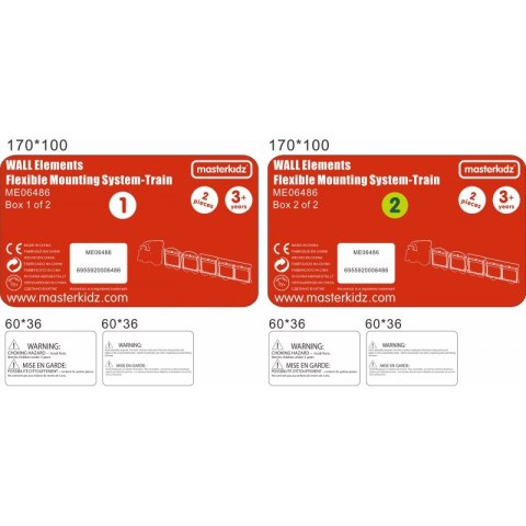 System Do Montażu 5 Tablic Masterkidz Flex - Pociąg Masterkidz