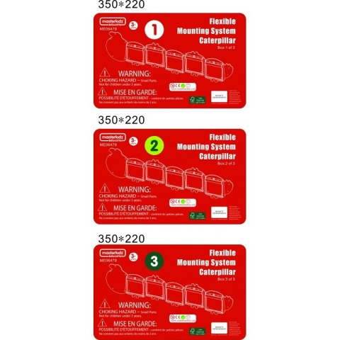 System Do Montażu Tablic Masterkidz Flex - Gąsienica Masterkidz