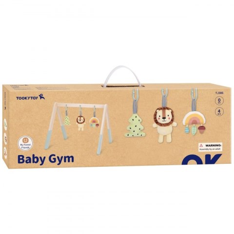 TOOKY TOY Baby Gym Stojak Edukacyjny Gimnastyczny 3 Zawieszki Tooky Toy TOOKY TOY Baby Gym Stojak Edukacyjny Gimnastyczny 3 Zawieszki Tooky Toy