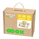 TOOKY TOY Box Pudełko XXL Montessori Edukacyjne 7w1 Sensoryczne 31-36 Mies. Tooky Toy