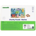 TOOKY TOY Drewniane Puzzle Świat Morza Montessori Rybki Żółwik Dopasuj Kształty Tooky Toy TOOKY TOY Drewniane Puzzle Świat Morza Montessori Rybki Żółwik Dopasuj Kształty Tooky Toy