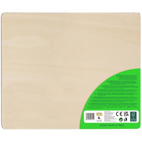 TOOKY TOY Drewniane Puzzle Zwierzęta z Pinezkami Do Dopasowania Tooky Toy