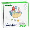 TOOKY TOY Kosmiczny Śpiący Księżyc Balansująca Układanka Drewniana Nawlekanka Montessori Tooky Toy