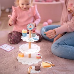 TOOKY TOY Patera Słodkości Drewniany Stojak Babeczki Ciasta Tooky Toy