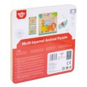 Tooky Toy Drewniane Puzzle Wielowarstwowe Tablica Zwierzątka Leśne 7 el. Tooky Toy Tooky Toy Drewniane Puzzle Wielowarstwowe Tablica Zwierzątka Leśne 7 el. Tooky Toy