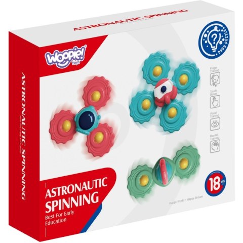 WOOPIE BABY Gryzak Spinner Wirujący z Przyssawką Zestaw 3 szt _5SZT Woopie Baby WOOPIE BABY Gryzak Spinner Wirujący z Przyssawką Zestaw 3 szt _5SZT Woopie Baby