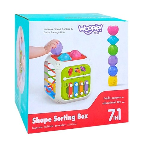 WOOPIE BABY Sensoryczna Edukacyjna Kostka Aktywności Woopie WOOPIE BABY Sensoryczna Edukacyjna Kostka Aktywności Woopie