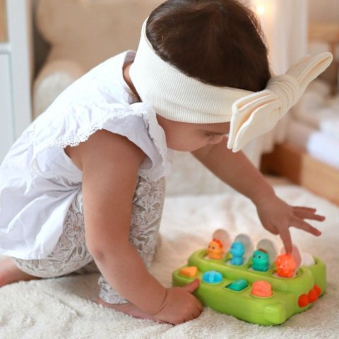 WOOPIE BABY Zabawka Edukacyjna Wyskakujące Dinozaury POP-UP Woopie