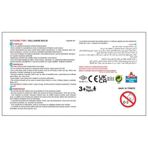 WOOPIE Bujak Rybka Różowa do 35 kg Woopie