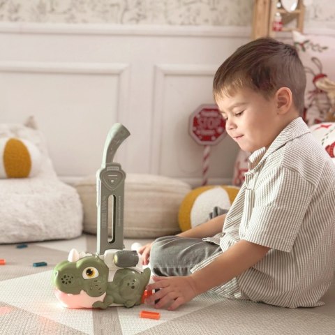 WOOPIE Interaktywna Ciuchcia Dinozaur Domino Pomarańczowy Woopie