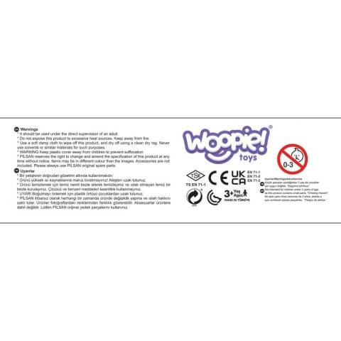 WOOPIE Klocki Konstrukcyjne XXL Zestaw z Samochodzikiem 43 el. Woopie