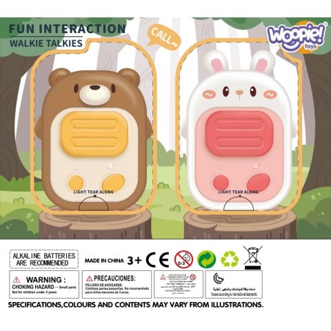 WOOPIE Zestaw 2 Krótkofalówki Walki - Talki Duży Zasięg Woopie