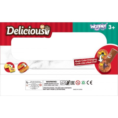 WOOPIE Zestaw XXL Restauracja Kawiarnia Jedzenie Słodycze 19 el. Woopie WOOPIE Zestaw XXL Restauracja Kawiarnia Jedzenie Słodycze 19 el. Woopie