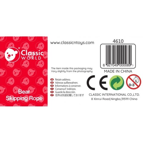 Classic World Skakanka Miś Classic World