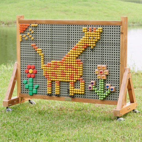 MASTERKIDZ Drewniana Ściana Tablica XXL Naukowa Kreatywna STEM WALL Outdoor Masterkidz MASTERKIDZ Drewniana Ściana Tablica XXL Naukowa Kreatywna STEM WALL Outdoor Masterkidz
