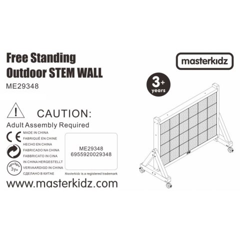 MASTERKIDZ Drewniana Ściana Tablica XXL Naukowa Kreatywna STEM WALL Outdoor Masterkidz MASTERKIDZ Drewniana Ściana Tablica XXL Naukowa Kreatywna STEM WALL Outdoor Masterkidz