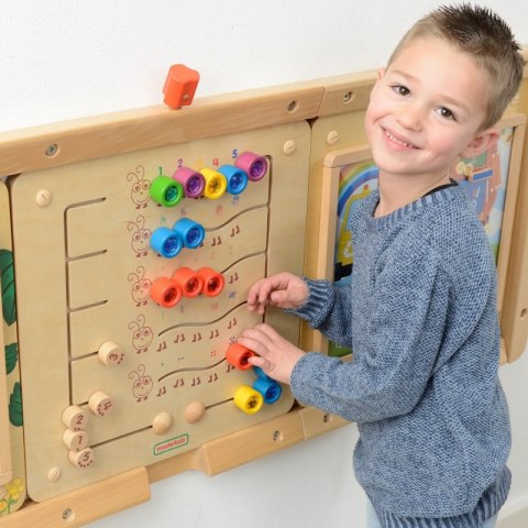 MASTERKIDZ Kolorowe Gąsieniczki Nauka Liczb i Ilości - Tablica Ścienna Edukacyjna Montessori Masterkidz MASTERKIDZ Kolorowe Gąsieniczki Nauka Liczb i Ilości - Tablica Ścienna Edukacyjna Montessori Masterkidz