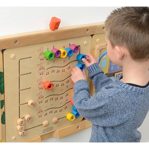 MASTERKIDZ Kolorowe Gąsieniczki Nauka Liczb i Ilości - Tablica Ścienna Edukacyjna Montessori Masterkidz MASTERKIDZ Kolorowe Gąsieniczki Nauka Liczb i Ilości - Tablica Ścienna Edukacyjna Montessori Masterkidz