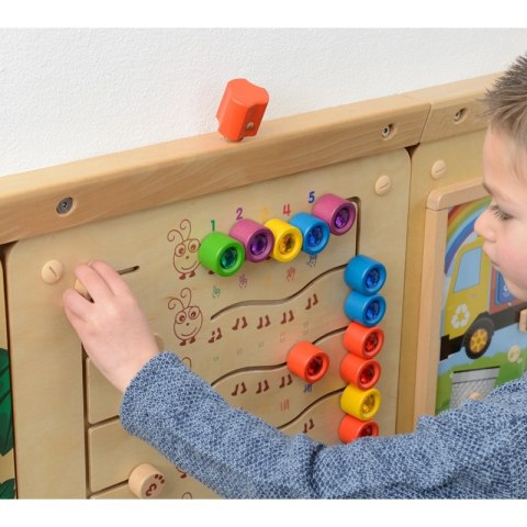 MASTERKIDZ Kolorowe Gąsieniczki Nauka Liczb i Ilości - Tablica Ścienna Edukacyjna Montessori Masterkidz MASTERKIDZ Kolorowe Gąsieniczki Nauka Liczb i Ilości - Tablica Ścienna Edukacyjna Montessori Masterkidz