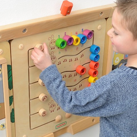 MASTERKIDZ Kolorowe Gąsieniczki Nauka Liczb i Ilości - Tablica Ścienna Edukacyjna Montessori Masterkidz MASTERKIDZ Kolorowe Gąsieniczki Nauka Liczb i Ilości - Tablica Ścienna Edukacyjna Montessori Masterkidz