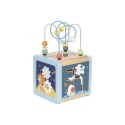 TOOKY TOY Drewniana Kostka Aktywności Kosmos Sorter Labirynt Tooky Toy