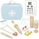 TOOKY TOY Drewniany Zestaw Małego Lekarza Doktora w Walizce z Akcesoriami Tooky Toy