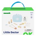 TOOKY TOY Drewniany Zestaw Małego Lekarza Doktora w Walizce z Akcesoriami Tooky Toy