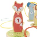 TOOKY TOY Rzut do Celu Drewniana Gra Zręcznościowa Obręcze 15 el. Tooky Toy