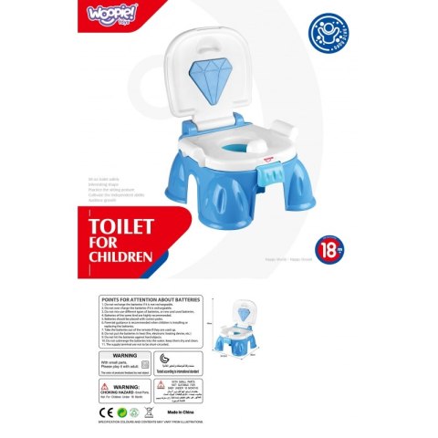 WOOPIE BABY Pierwszy Nocnik dla Dziecka z Muzyką 3w1 Krzesełko Stopień Woopie