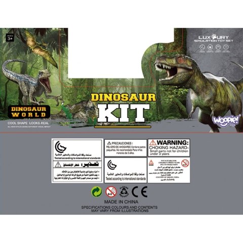 WOOPIE Duży Zestaw Figurki Dinozaury XXL + Mata "Prehistoryczny Świat" Woopie
