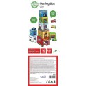 WOOPIE GREEN Układanka Kostki Miasto Pojazdy w Pudełkach + Figurki 10 el. Woopie