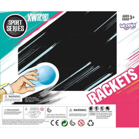 WOOPIE Gra Zręcznościowa CATCH BALL 2 Paletki + 2 Piłki Woopie WOOPIE Gra Zręcznościowa CATCH BALL 2 Paletki + 2 Piłki Woopie