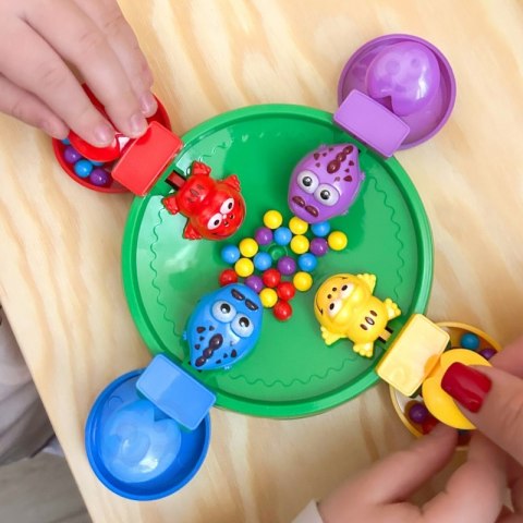 WOOPIE Gra Zręcznościowa Planszowa GŁODNE WESOŁE ŻABKI I KROKODYLKI 3+ Woopie