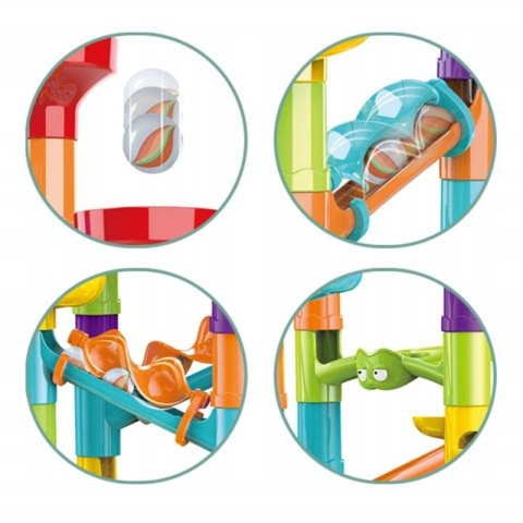 WOOPIE Kulodrom Tor Kulkowy Zestaw Spirala 113 el. Woopie