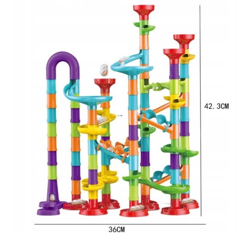 WOOPIE Kulodrom Tor Kulkowy Zestaw Spirala 113 el. Woopie