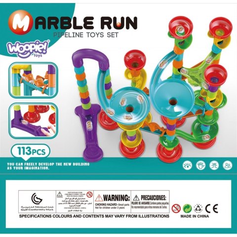 WOOPIE Kulodrom Tor Kulkowy Zestaw Spirala 113 el. Woopie