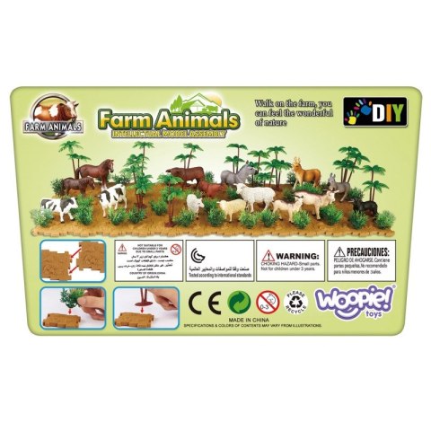 WOOPIE Zestaw Figurki Farma + Kuferek 57 el. Woopie WOOPIE Zestaw Figurki Farma + Kuferek 57 el. Woopie